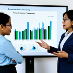 Expert Presentation**

"A professional consultant in modest office attire, giving a presentation in a modern Kuala Lumpur office setting, fully clothed, safe for work, demonstrating charts and graphs, perfect anatomy, natural proportions, family-friendly, professional environment, appropriate content, well-lit"

**